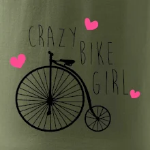 Crazy bike girl