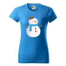 Sněhulák se šálou