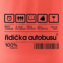 Čárový kód řidička autobusu