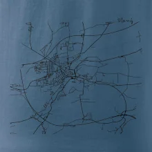 Černobílá mapa Cerhovice 267 61