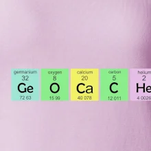 Geocache - periodická tabulka