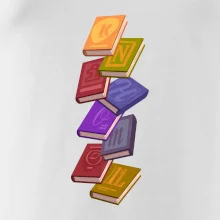 Knihomol letící knihy