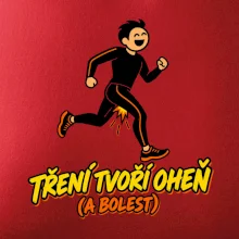 Běžecké tření tvoří oheň