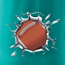 Americký fotbal míč v triku