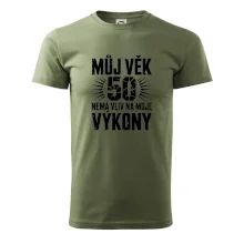 Můj věk nemá vliv na moje výkony