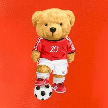 Fotbalista medvídek číslo