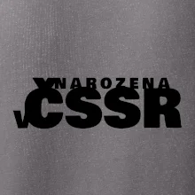 Nápis - Narozena v ČSSR