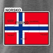 Norsko vlajka další státy