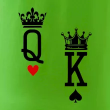 King & Queen logo na prso