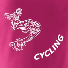 Cycling nápis šikmo