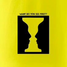 What do you see first? Pohár - Obličeje