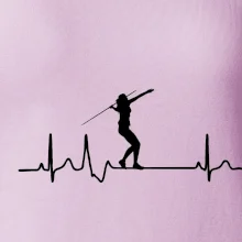 EKG hod oštěpem žena