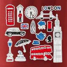 Velká Británie - kreslené ikonky