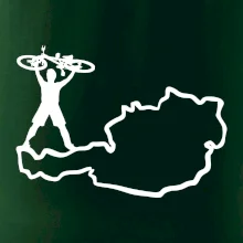Cyklista - Mapa Rakouska
