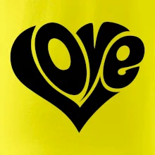 Love nápis jednoduchý