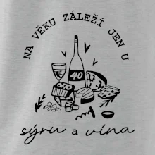 40 na věku záleží jen u sýru a vína