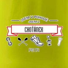 Jsem v pohodě jsem z ... (vlastní název a jméno)