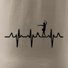 EKG tanečnice salsy