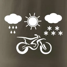 Motorkář za každého počasí - enduro