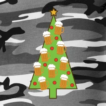 Nic více nepotřebuji - stromeček a pivo (Pecka design)