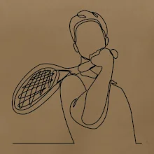 Tenista  jednim tahem