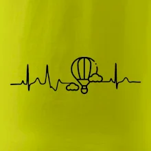 EKG létání balonem
