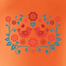 folklor - dva červení ptáčci