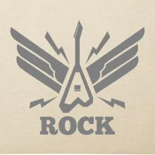 Rocková kytara křídla