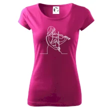 Houslistka jedním tahem