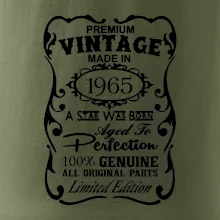 Vintage Etiketa - 1965