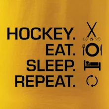 Pozemní hokej eat sleep repeat