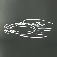 Americký fotbal letící míč