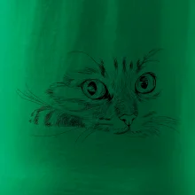 Kočka obličej kreslený