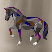 Kůň geometrie barevný