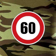 Dopravní značka - omezení rychlosti 60
