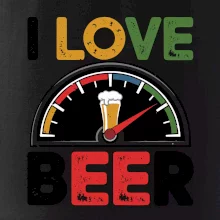 I love beer - palivoměr