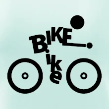 Bike nápis postava