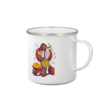 Horník těží bitcoiny