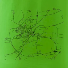 Černobílá mapa Cerhovice 267 61