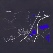 Chlumec 403 39 mapa s vodními toky