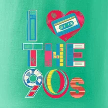 I love 90s - srdce a kazeta