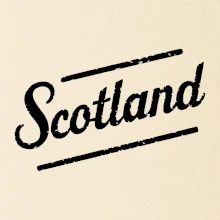 Scotland Vintage nápis