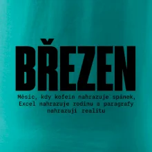 Březen kofein místo spánku