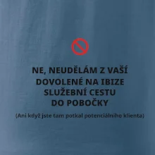 Dovolená na Ibize není služební cesta