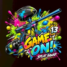 Barevná exploze game on paintball