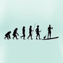 Evoluce paddleboard muž