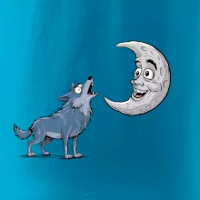 Parové triko - Vlk a měsíc