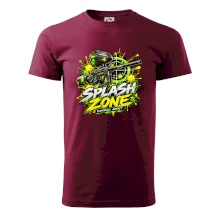 Neonový zásah splash zone paintball