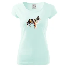 Border colie slepená z papíru