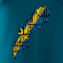 Mapy - názvy měst - Švédsko